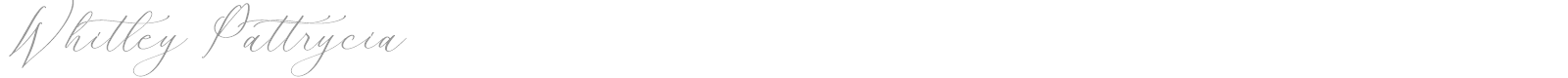 Whitley Pattrycia font preview